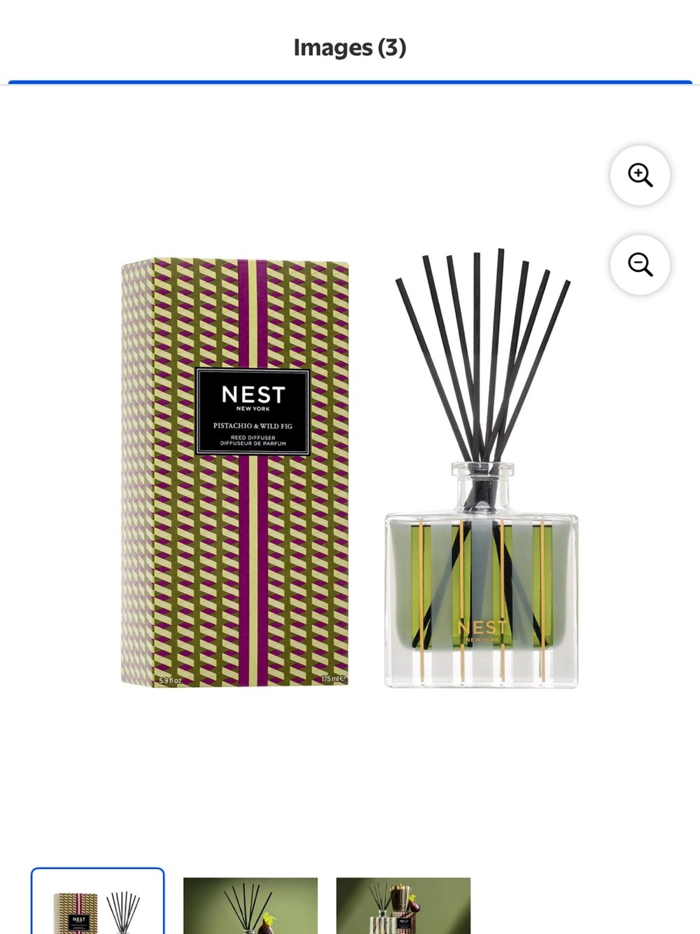 NEST NY Pistachio & Wild Fig Reed Diffuser 5.9 fl oz